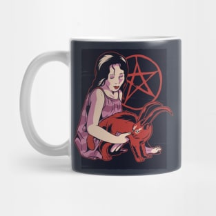 summoning demon cat Mug